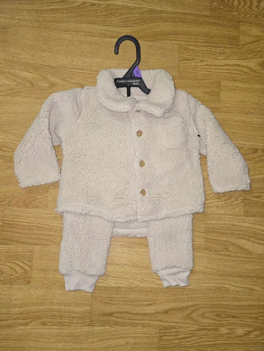 Modern Moments Baby Boy Shearling Top & Pants Set 12 Months